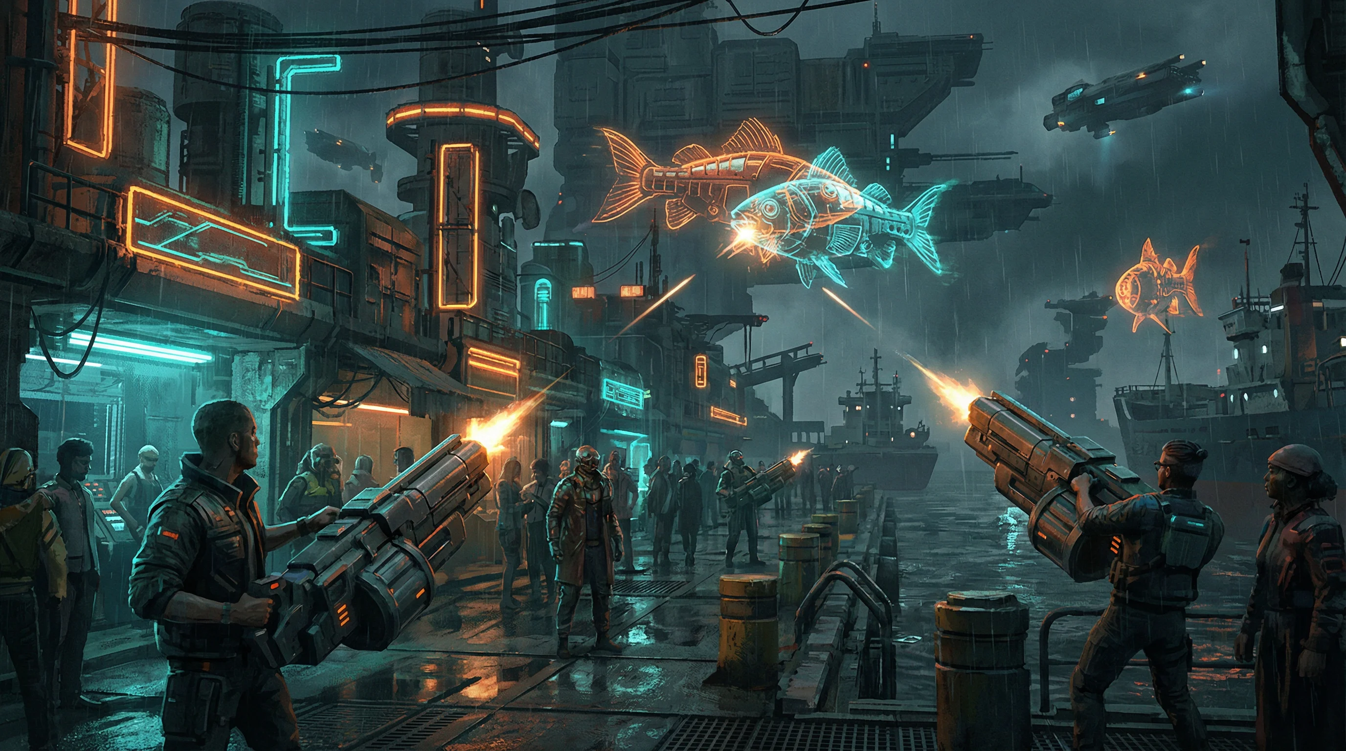 传奇渔夫重炮马库斯的肖像